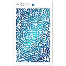 Ciao Bella Paper Stencil Shells & Bubbles (MS044)