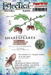 PaperArtsy Electica3 Rubber Stamp Acorns by Alison Bomber (EAB25)