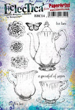 Load image into Gallery viewer, PRE-ORDER PaperArtsy Stamp Set Tea Time designed by Scrapcosy (ESC14)
