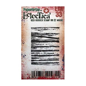 PaperArtsy Eclectica3 Mini Stamp Wood Grain by Seth Apter (EM33)