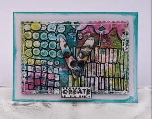 PaperArtsy Eclectica3 Mini Stamp Number 48 designed by Seth Apter (EM48)