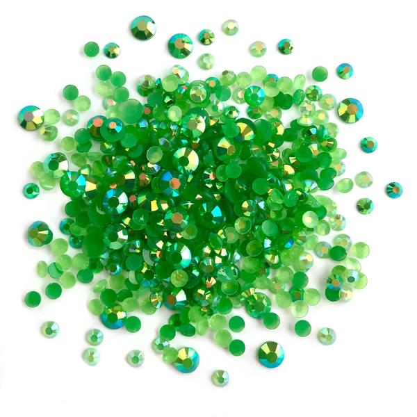 Buttons, Galore & More Jewelz Embellishments Emerald (JZ110)