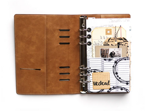 Elizabeth Craft Designs Planner Essentials A5 Planner Espresso (P002)