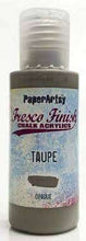 Load image into Gallery viewer, PaperArtsy Fresco Finish Chalk Acrylics Taupe Opaque (FF60)
