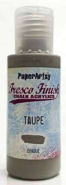 PaperArtsy Fresco Finish Chalk Acrylics Taupe Opaque (FF60)