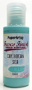 PaperArtsy Fresco Finish Chalk Acrylics Caribbean Sea Opaque (FF94)