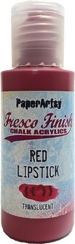 PaperArtsy Fresco Finish Chalk Acrylics Red Lipstick Translucent (FF160)