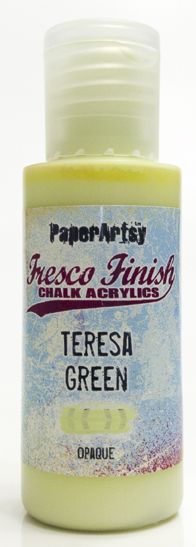 PaperArtsy Fresco Finish Chalk Acrylics Teresa Green Opaque (FF107)