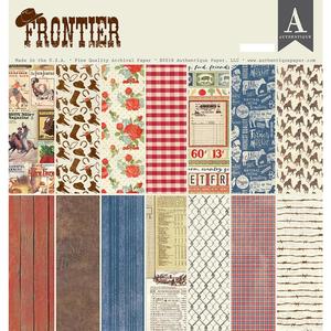 Authentique- 12x12 Paper Pad- Frontier (FNT013)