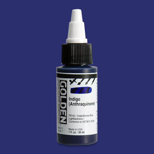 Golden Paints High Flow Acrylics Indigo (Anthraquinone) (85221)