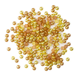 BGM Half Pearlz Embellishments Golden (HPZ113)