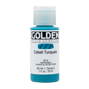 Golden Fluid Acrylics Cobalt Turquois (2144-1)