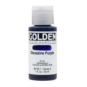 Golden Fluid Acrylics Dioxazine Purple (2150-1)