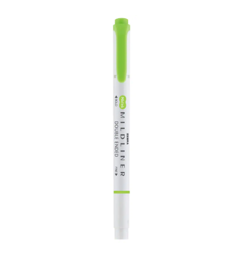 Zebra Mildliner Highlighter Green (Z78140)