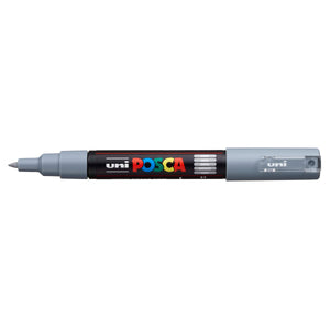 Posca Paint Marker 0.7mm Bullet Shaped Grey PC-1M (P37)