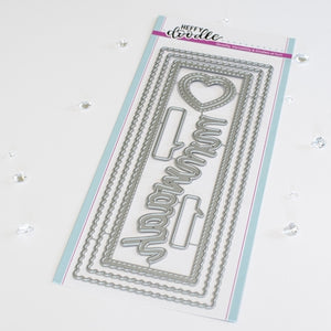 Hefty Doodle Sweet Scalloped Slimline Dies (HFD0368)