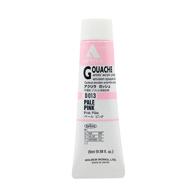 Holbein Acryla Gouache- Pale Pink (D013)