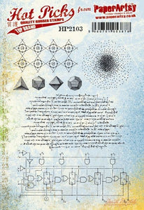 PaperArtsy Stamp Set Geometric Shapes (HP2103EZ)