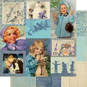 Authentique The Calendar Collection- January Paper Pack (CAL049)