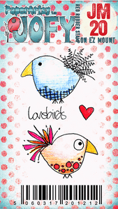 Paperartsy Mini Stamp Love Birds designed by JOFY (JM20)