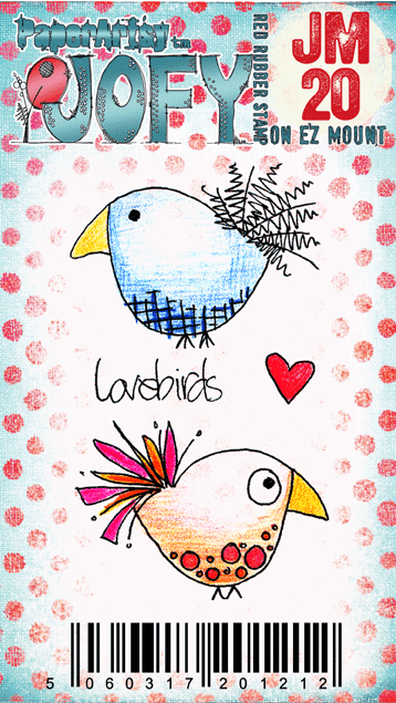 Paperartsy Mini Stamp Love Birds designed by JOFY (JM20)