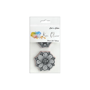 Ken Oliver Cut' n Color Flower Set Stamp (KN-0075)