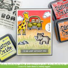 LawnFawn Lawn Cuts Custom Craft Dies - Reveal Wheel Car Critters Add-On (LF2340)