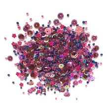 Buttons Galore & More Sequins & Bead Mixed Berry Patch (LL621)