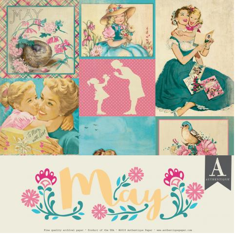 Authentique The Calendar Collection- May Paper Pack (CAL053)