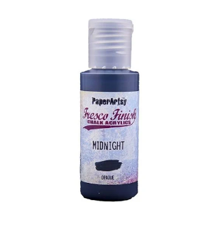 PaperArtsy Fresco Finish Chalk Acrylics Midnight Opaque (FF123)