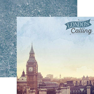 Paper House Productions 12x12 Scrapbook Paper -  London Calling (P-2061)