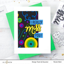 Load image into Gallery viewer, Altenew Stamp &amp; Die Set I Really Miss You (ALT6257)
