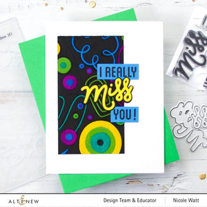 Altenew Stamp & Die Set I Really Miss You (ALT6257)