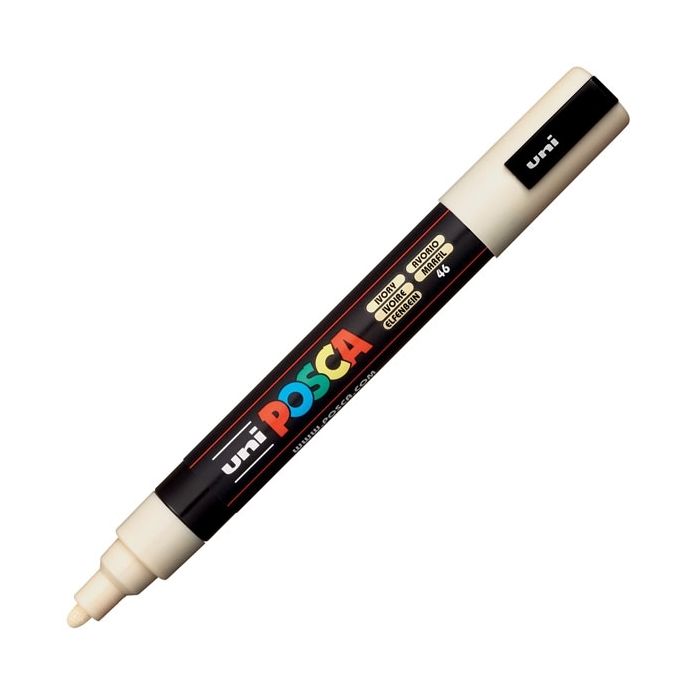 Posca Paint Marker 1.8-2.5mm Bullet Shaped Ivory PC-5M