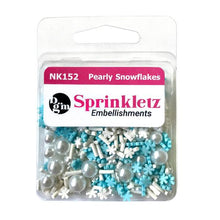 Load image into Gallery viewer, Buttons, Galore &amp; More Sprinkletz Pearly Snowflakes (NK152)
