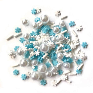 Buttons, Galore & More Sprinkletz Pearly Snowflakes (NK152)