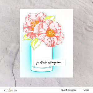 Altenew Queen Anemone Layering Stamp & Stencil Set  (ALT4841)