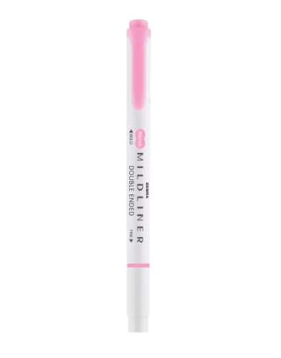 Zebra Mildliner Highlighter Pink (Z78170)