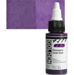 Golden Paints High Flow Acrylics- Permanent Violet Dark (85361)