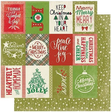 Authentique Rejoice Collection 12x12 Scrapbook Paper Rejoice Twenty-Two (REJ022)