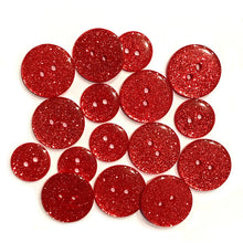 Load image into Gallery viewer, Sugar Shoppe Glitter Buttons Ruby Slippers (SUS100)
