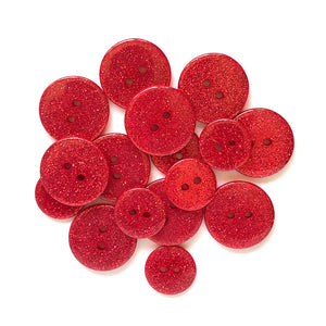 Sugar Shoppe Glitter Buttons Ruby Slippers (SUS100)