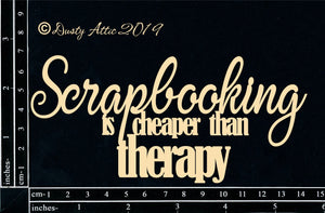 The Dusty Attic Chipboard - Scrapbooking Is... (DA2443F)