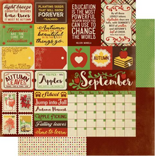 Load image into Gallery viewer, Authentique The Calendar Collection September Paper Pack (CAL057)
