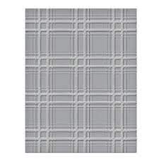 Spellbinders Detailed Embossing Folder Plaid Company (SES-018)