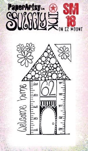 Paper Artsy Squiggly Ink Mini Stamp Number 18 (SM18)