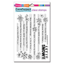 Load image into Gallery viewer, Stampendous Fran&#39;s  Clear Stamps FransFormer Snow Lines (SSC3004)
