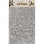 Stamperia Klimt Collection Tree of Life Greyboard (KLSPDA446)