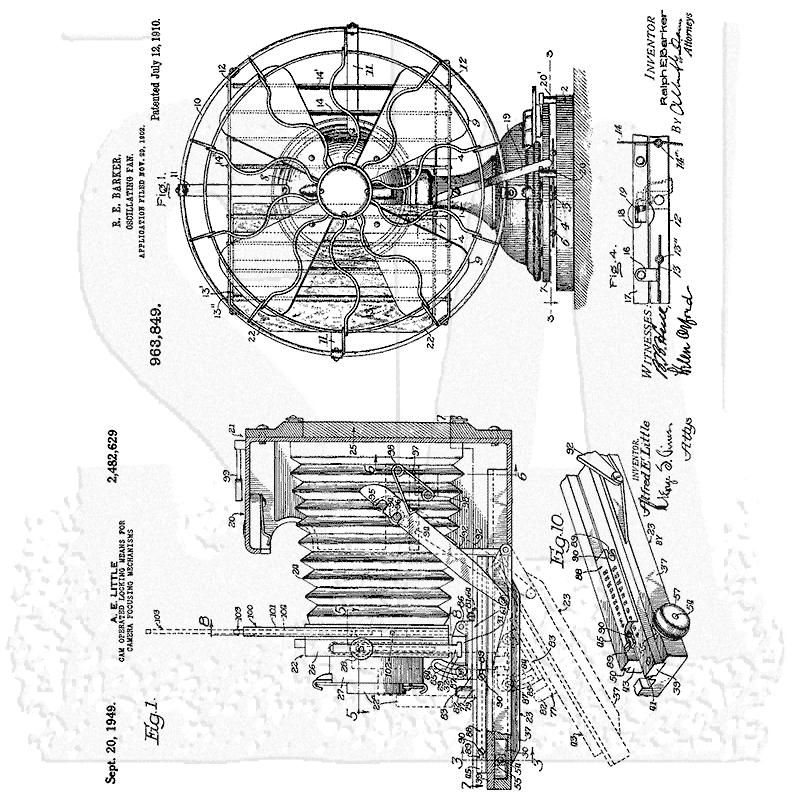 Stampers Anonymous Tim Holtz Collection Inventor 8 (CMS375)