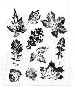 Tim Holtz Cling Mount Stamps Leaf Prints 2 (CMS450)